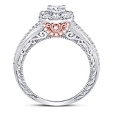14kt White Gold Womens Round Diamond Solitaire Bridal Wedding Engagement Ring 1.00 Cttw (Certified)