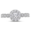 14kt Two-tone Gold Womens Round Diamond Solitaire Bridal Wedding Engagement Ring 3/4 Cttw (Certified)