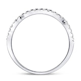 14kt White Gold Womens Round Diamond Bridal Wedding Engagement Ring Band Set 1-1/2 Cttw (Certified)