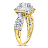 14kt Yellow Gold Womens Round Diamond Solitaire Bridal Wedding Engagement Ring 1.00 Cttw (Certified)