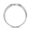 14kt White Gold Womens Round Diamond Bridal Wedding Engagement Ring Band Set 1.00 Cttw (Certified)