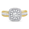 14kt Yellow Gold Womens Round Diamond Solitaire Bridal Wedding Engagement Ring 1.00 Cttw (Certified)