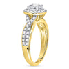 14kt Yellow Gold Womens Round Diamond Solitaire Bridal Wedding Engagement Ring 3/4 Cttw (Certified)