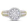 14kt Yellow Gold Womens Round Diamond Solitaire Bridal Wedding Engagement Ring 1.00 Cttw (Certified)