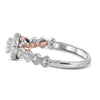 14kt Two-tone Gold Womens Round Diamond Solitaire Bridal Wedding Engagement Ring 3/4 Cttw (Certified)