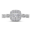 14kt Two-tone Gold Womens Round Diamond Solitaire Bridal Wedding Engagement Ring 3/4 Cttw (Certified)