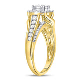 14kt Yellow Gold Womens Round Diamond Solitaire Bridal Wedding Engagement Ring 3/4 Cttw (Certified)
