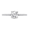 14kt White Gold Womens Round Diamond Solitaire Bridal Wedding Engagement Ring 1.00 Cttw (Certified)