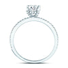 14kt White Gold Womens Round Diamond Solitaire Bridal Wedding Engagement Ring 1.00 Cttw (Certified)