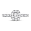 14kt White Gold Womens Emerald Diamond Solitaire Bridal Wedding Engagement Ring 1/2 Cttw (Certified)