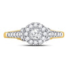 14kt Yellow Gold Womens Round Diamond Solitaire Bridal Wedding Engagement Ring 1/2 Cttw (Certified)