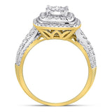 14kt Yellow Gold Womens Round Diamond Solitaire Bridal Wedding Engagement Ring 1.00 Cttw (Certified)