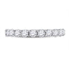 14kt White Gold Womens Round Diamond Timeless Eternity Ring 2.00 Cttw