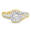 14kt Yellow Gold Womens Round Diamond Solitaire Bridal Wedding Engagement Ring 3/4 Cttw (Certified)