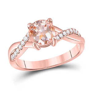 14kt Two-tone Gold His Hers Round Diamond Solitaire Matching Bridal Wedding Ring Band Set 1-1/2 Cttw