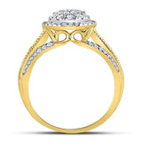 14kt Yellow Gold Womens Round Diamond Solitaire Bridal Wedding Engagement Ring 1.00 Cttw (Certified)