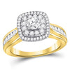 14kt Yellow Gold Womens Round Diamond Solitaire Bridal Wedding Engagement Ring 1.00 Cttw (Certified)