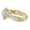 14kt Yellow Gold Womens Round Diamond Bridal Wedding Engagement Ring Band Set 1.00 Cttw (Certified)