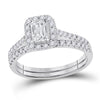 1 1/5CTW-DIA 3/4CT-CEME BRIDAL SET