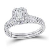 1 1/5CTW-DIA 3/4CT-CEME BRIDAL SET