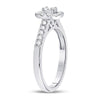 14kt White Gold Womens Emerald Diamond Solitaire Bridal Wedding Engagement Ring 1/2 Cttw (Certified)