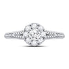 14kt White Gold Womens Round Diamond Solitaire Bridal Wedding Engagement Ring 1.00 Cttw (Certified)