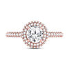 14kt Rose Gold Womens Round Diamond Solitaire Bridal Wedding Engagement Ring 1-5/8 Cttw (Certified)