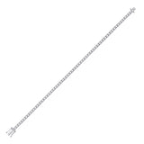 14kt White Gold Womens Round Diamond Classic Tennis Bracelet 3.00 Cttw