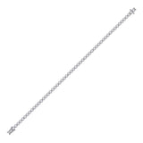 14kt White Gold Womens Round Diamond Timeless Tennis Bracelet 3.00 Cttw