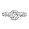 14kt Two-tone Gold Womens Round Diamond Solitaire Bridal Wedding Engagement Ring 3/4 Cttw (Certified)
